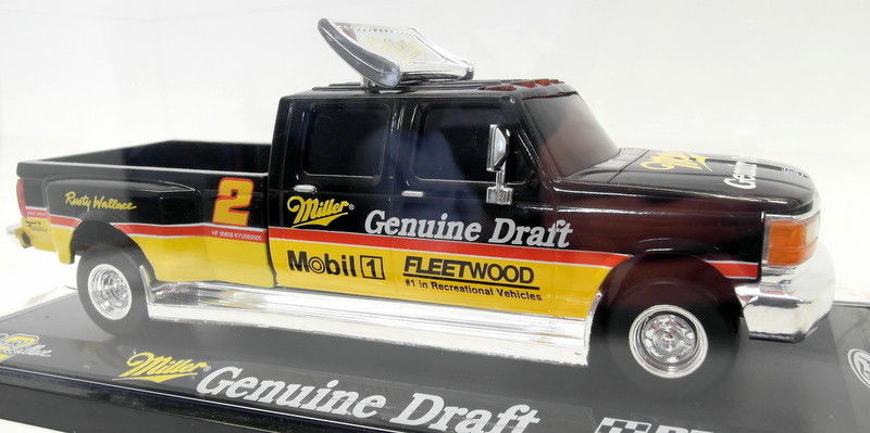 Action 1/24 Scale Diecast  WIN Miller Genuine Draft Ford F-150 Crew Cab + Case