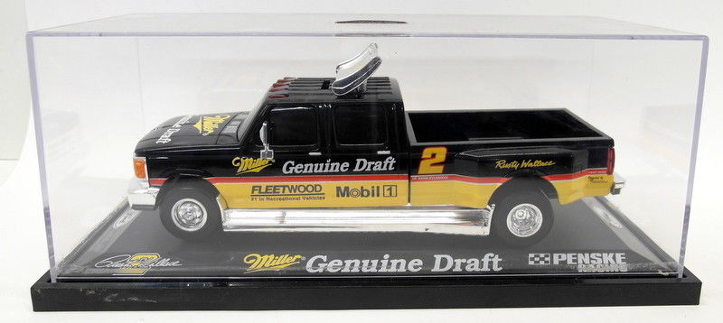 Action 1/24 Scale Diecast  WIN Miller Genuine Draft Ford F-150 Crew Cab + Case